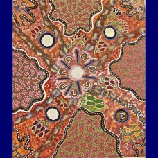 Aboriginal Art Canvas - Narelle Holland-Size:139x149cm - H